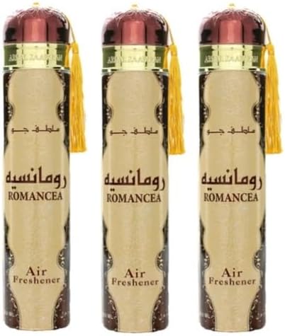 Arabian Air Freshener Bundle 3 x 300ml Dubai Luxury Scent Romancea