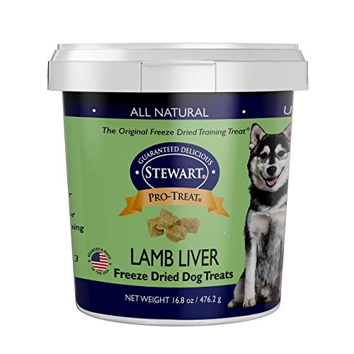 Stewart ProTreat, Freeze Dried Lamb Liver Dog Treats, Single