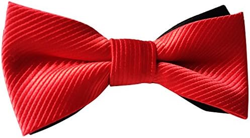 Hot Red Bow Tie Clip on Bow Ties for Babies Boy Bow Tie
