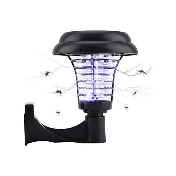 Solar Bug Zapper UV Trampa de insectos Zapper Electronic Solar Bug Zapper UV Trampa de insectos Zapper Electronic