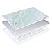 MOSISO Compatible with MacBook Pro 13 inch Case 2016-2020 Release A2338 M1 A2289 A2251 A2159 A1989 A1706 A1708, Plastic Pattern Hard Shell Case & Keyboard Cover & Screen Protector, White Green Marble
