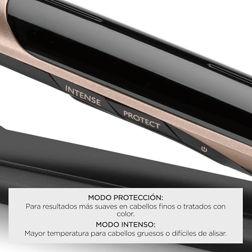 Alisador de cabelo super liso BaByliss - Tecnologia anti-frizz iónica, Tapete térmico, Placas cerâmicas para penteados ultra-suaves, Aquecimento rápido, 6 definições de 140°C a 235°C, ST393E