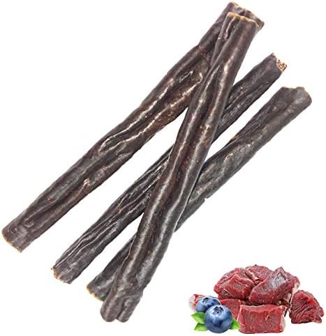 Natural Choice Venison & Blueberry Stick Dog Treats | Grain & Gluten Free | 100% Natural | Hypoallergenic | Nothing Artificial | Semi Moist | Single Protein (Venison & Blueberry, 8 Sticks)