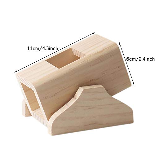 Syrian Hamster Climbing Toys ,Guinea Pig Chew Toys, Sugar Glider Wooden Tunnels, Dwarf Hamsters Seesaw,Cage Hideout Toys for Hedgehog,Rat,Mouse,Chinchilla