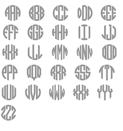 Cheer Monogram Vinyl Decal Sticker, Cheerleading Megaphone Gift for Cheerleader, Custom Size and Colors with Glitter Options Available