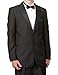 New Mens 2 Button Black Tuxedo Suit, size 50 Regular - Includes Jacket and Pants