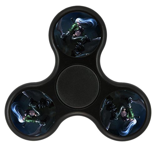 League of Legends Katarina Du Couteau Hand Spinner 3-5 Minutes EDC Fidget Toy With Highly Speed Hot Wheel Design Finger Tri-Spinner Relief Toys For Focus,Anxiety,ADHD,Spend Time, Adults &Kids