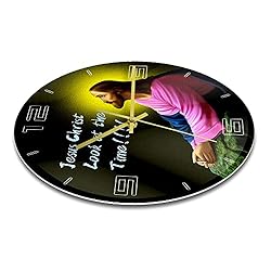 Geek Alerts 12inch Silent Wall Clock, Jesus Christ