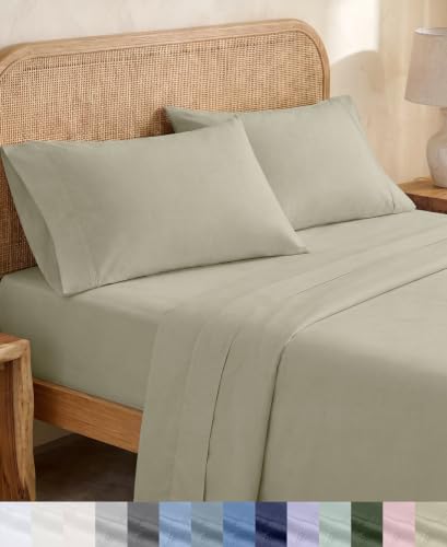 California Design Den Organic Cotton Queen Bedsheets