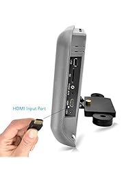 Monitor universal de montaje en el reposacabezas del automóvil   Reproductor de DVD multimedia para vehículo de 9 pulgadas   Sistema de entretenimiento de audio y video con entrada HDMI y TV digital de alta resolución Pantalla LCD   Incluye soporte de mon