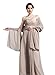 Sheer Soft Chiffon Bridal Women's Shawl For Special Occasions Khaki 79
