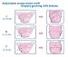 UBBCARE Baby Pocket Cloth Diapers Reusable Washable Adjustable 8 Pack with 8 Inserts for Girls Baby Shower Gifts