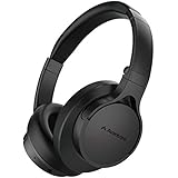 Avantree HS063 Comfortable Bluetooth Headphones Over Ear with Mic, Extra Lightweight, Protein Earpads, Foldable Hi-Fi Stereo Wireless Wired Music Headset for Cell Phone Tablet PC Computer Laptop