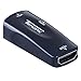 Tendak HDMI to VGA Converter Gold-Plated Active HD 1080P Female to Female Adapte with 3.5mm Audio for Projector HDTV Monitor Laptop PC Xbox STB Blu-ray DVD