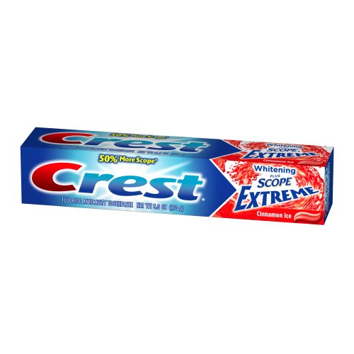 Crest toothpaste cinnamon Ice whitening Plus scope (037000080046)