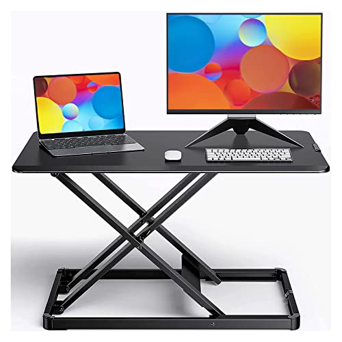 Stand Up Desktop Riser ErGear Standing Desk Converter Height Adjustable Stand Up Desktop Riser ...