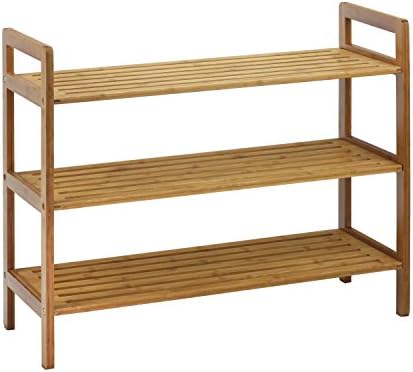 Oceanstar 3-Tier Bamboo Shoe Rack