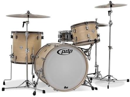 PDP Concept Maple Classic Series 3-Piece Drum Shell Pack - 22" Bass (Natural with Walnut Hoops)