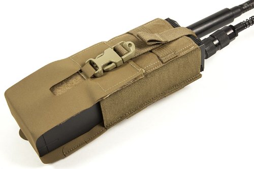 Blue Force Gear Multi-Radio Pouch w/Helium Whisper Attachments (Coyote Brown)