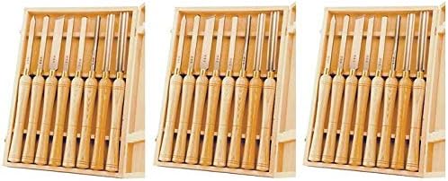 PSI Woodworking LCHSS8 Wood Lathe HSS Chisel Set, 8Piece (3)