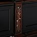 Coaster Home Furnishings Rowan Carved Combination Bookcases, Chestnut and Black