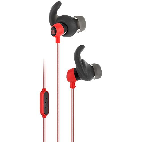 JBL Reflect Mini Intrauriculares Deportivos Resistentes al Sudor con Cable Altamente Reflectante, Mando de Control de 1 botón y micrófono,...