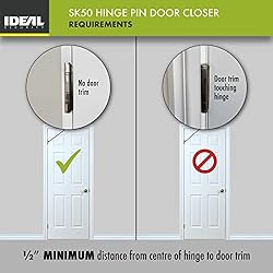 Ideal Security Hinge Pin Automatic Closer for