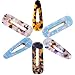 10 Pcs Hair Clips Pearl Hair Barrettes Fashion Geometric Acrylic Resin Alligator Hair Clips Hair Pins for Women Ladies Hair Accessories