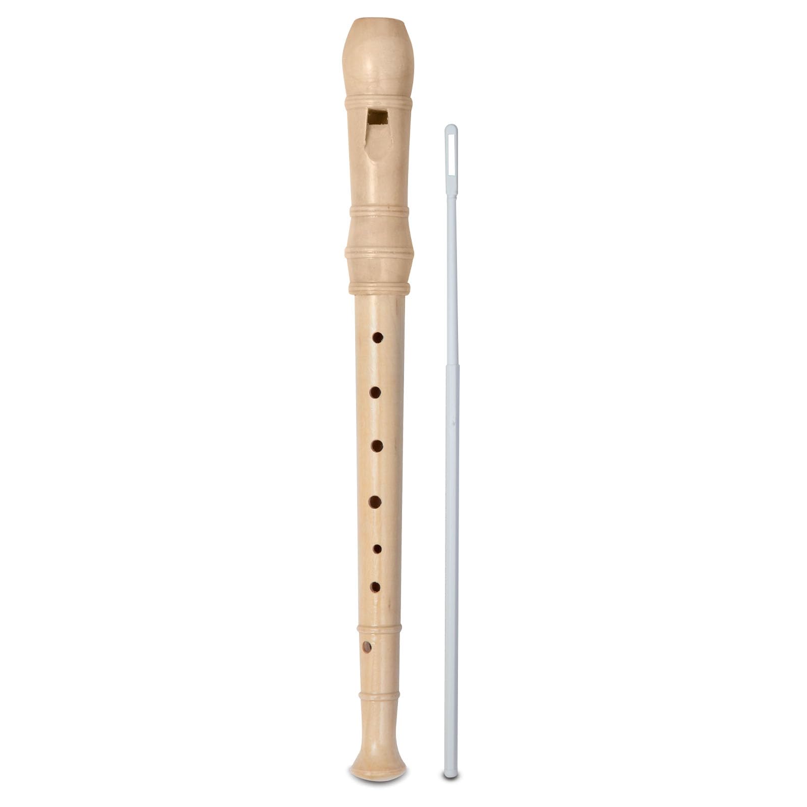 Bontempi Soprano Descant Recorder, German Fingering, 28 Notes (C-D), Made In Two Pieces