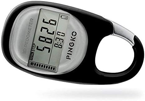 Pingko 3D Carabiner Pedometer Activity Fitness Tracker