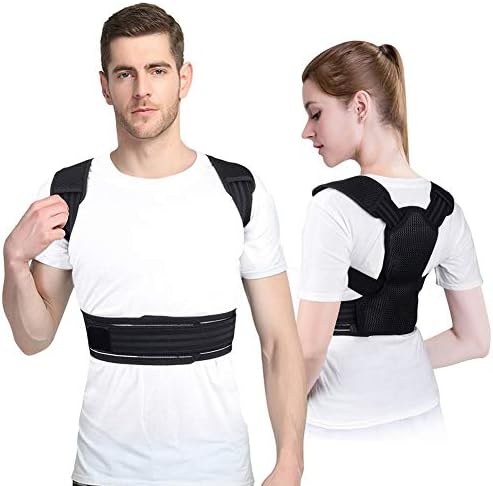 ycdcj Adjustable Back Posture Corrector Clavicle Spine Back Shoulder Lumbar Brace Support Belt Posture Correction Prevents Slouching