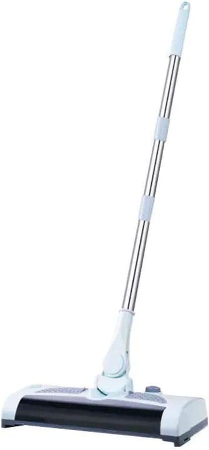 Aich Household Broom 2-in-1 Electric Mop Rechargeable Hand Push Cleaner-Green