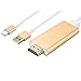 HDMI Cable, 6.4Ft MHL To HDMI Cable 1080P HDTV Adapter for iPhone 7 plus 7 6s plus 6 5s SE 5 Newest Plug and Play