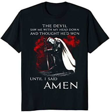 Knight Templar - The Devil Saw Me Tee shirt
