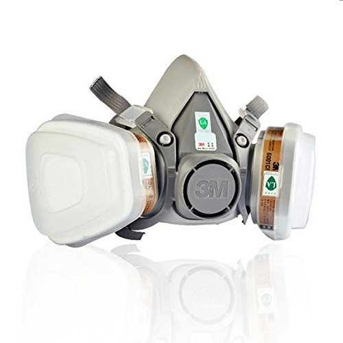 3M 6200 N95 Double Gas Mask Protection Filter Chemical Respirator Mask by ICEhm-29