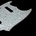 Custom 3 Ply Guitar Pickguard Fits Mustang Classic Series,4ply White Pearl