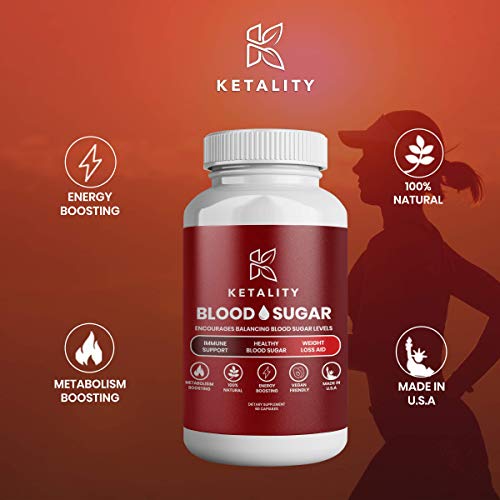 image for Ketality Premium Blood Sugar Support Supplement | Natural Glucose Cont