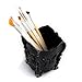 Wenettion Makeup Storage Box Case Brush Pen Holder Organizer Decorative Black