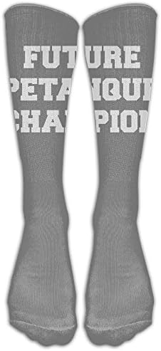 NOLIN AZU Entre La Petanque Et Le Pastis Soft Stockings Sport Sock Athletic Running Socks For Running,Medical,Athletic Shin Splints UNISEX