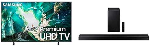 Samsung 82-Inch 4K 8-Collection UHD Sensible TV with Samsung HW-Q70T 3.1.2ch Soundbar (2020)