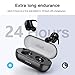 Vealvion Wireless Earbuds Bluetooth 5.0 Bluetooth Headphones IPX5Built-in Mic in-Ear Earphones with Deep Bass Hi-Fi Sound with 500mAh Portable Charging Case for Sports Running (Black)thumb 2