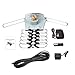 Outdoor TV Antenna, VIEWTEK Amplified HD Digital HDTV Antenna 150 Mile Range Motorized 360 Degree Rotation, Antennae for 2 TVs Support - UHF/VHF Signal Wireless Remote Control - Longer 33FT Coax Cable