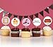 20pcs Friends TV Show Party Cupcake Topper, Pre-Assemble Cupcake Topper Ideal for Friends theme Birthday Party Decorations Supplies