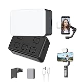 Tomanwai LED Video Light for DJI Osmo, Mini Rechargeable 900mAh Fill Light, Portable Photography Lighting for DJI Osmo Hohem Zhiyun Gimbal Stabilizer Camera Tripod Phone