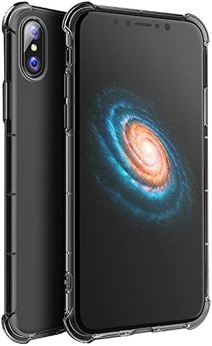 iPhone X Case, Hard Crafts Crystal Clear Case Non Slip Shockproof Case with TPU Air Bumper Protection for Apple iPhone X