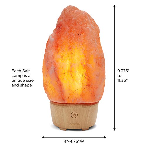 iHome Zenergy Salt Rock Lamp Meditative Light and Sound Therapy Genuine Himalayan Salt Lamp Speaker, Anti Anxiety, Stress Relief, Calming, Soothing, Sleep Easy, Lamp Night Light