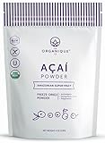 The Organique Co. Freeze-Dried Organic Raw Acai Superfood Powder. Low-Glycaemic Fruit, Naturally High in Amino Acids, Antioxidants, Omega Fatty Acids, Vitamins & Fiber. Vegan, Gluten Free - 4 oz