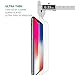 Foxnovo iPhone X Screen Protector, HD Tempered Glass Screen Protector with Easy Installation Tool for Apple iPhone X/iPhone 10, Ultra Clear Anti-Scratch(3-Pack)