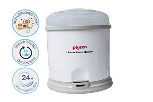 Pigeon-6-Bottle-Steam-Sterilizer-White