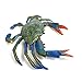 RAYNAG 1 Piece Artificial Plastic Crab, Simulated Sea Animal Home Party Decor Creative Gift, 6 Inch